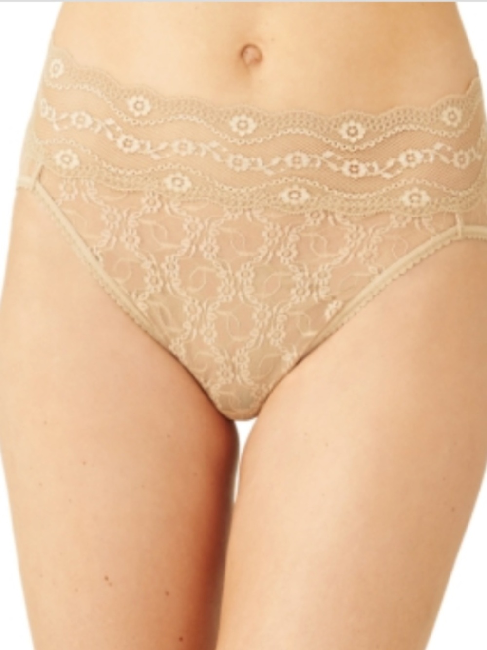 B.tempt'd by Wacoal Women's Lace Kiss Hi Leg Brief Panty